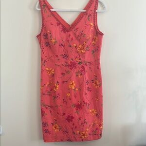 Vintage Spenser Jeremy Cotton Summer Dress‎ Floral 8 90s y2k Picnic Vacation